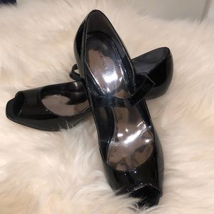 3 inches black dress shoes